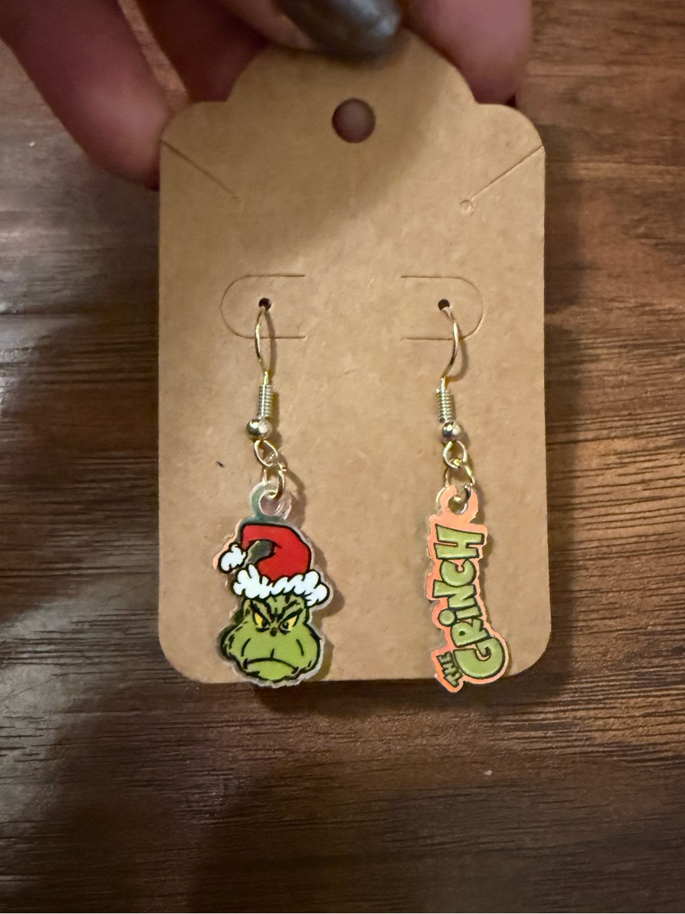 The grinch earrings